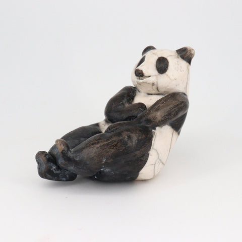 Panda Sculpture (Raku) - Arts and Heritage St. Albert