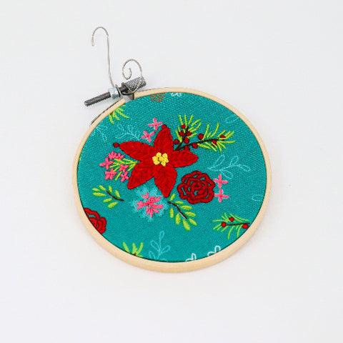 Hand Embroidered Ornament 12 - Arts and Heritage St. Albert