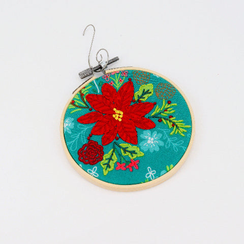 Hand Embroidered Ornament 7 - Arts and Heritage St. Albert