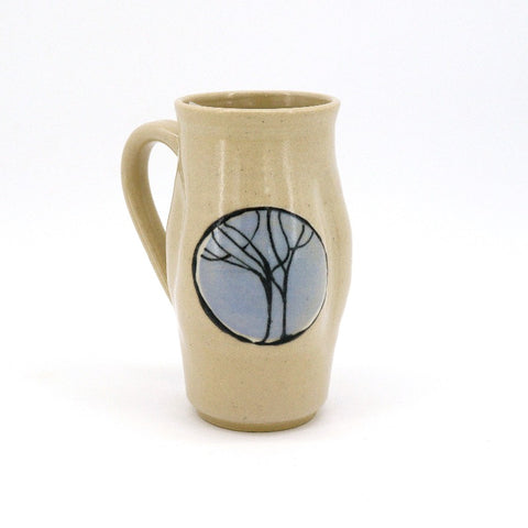White Mugs with Trees