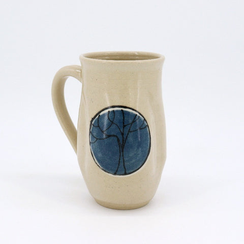 White Mugs with Trees