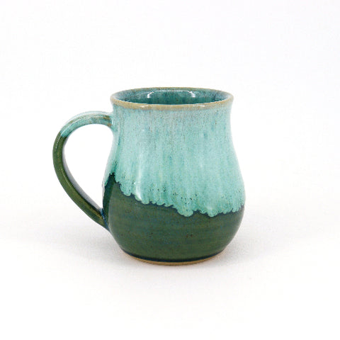 Flowing Soft Green Mug Style 1 - Arts and Heritage St. Albert
