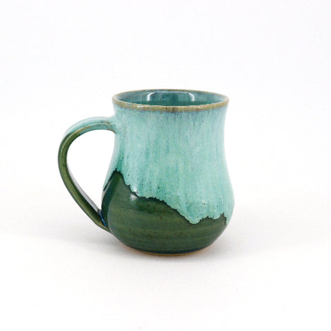 Flowing Soft Green Mug Style 3 - Arts and Heritage St. Albert