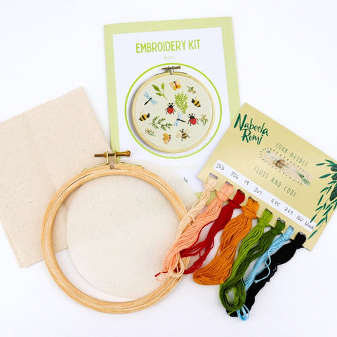 'Bugs' Embroidery Kit