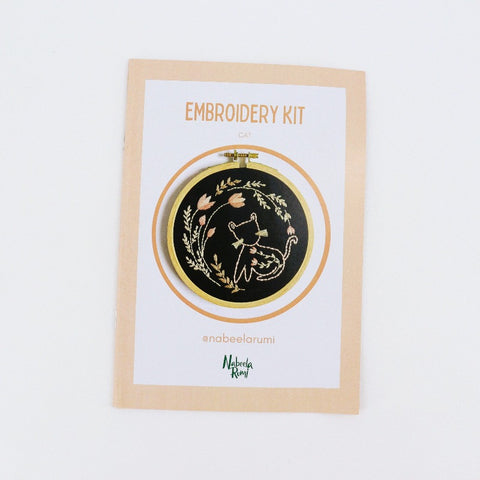 'Cat' Embroidery Kit