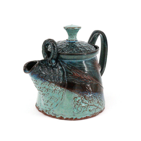 Prairie Wheat & Weeds Teapot