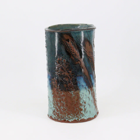 Prairie Wheat & Weeds Vase - Arts and Heritage St. Albert