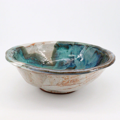 Prairie Wheat Large Fruit Bowl - Arts and Heritage St. Albert