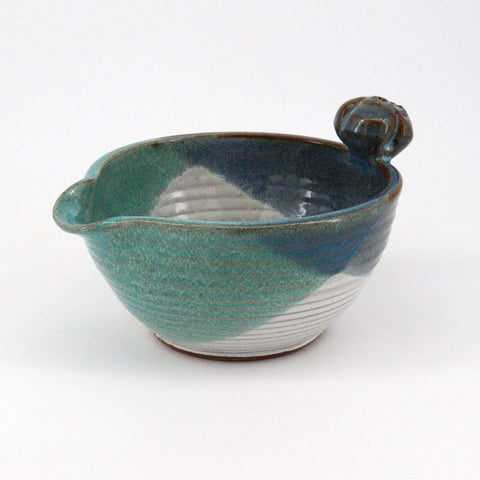 Blue and Green Batter Bowl