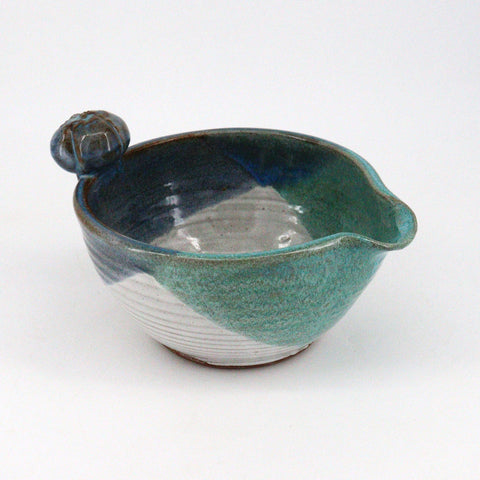 Blue and Green Batter Bowl