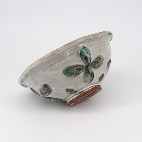 Four Leaf Patterned Cereal Bowl
