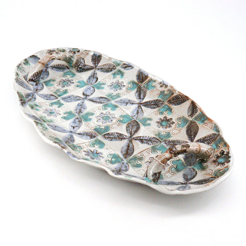 Large Quatrefoil Patterned Platter