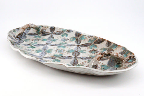 Large Quatrefoil Patterned Platter