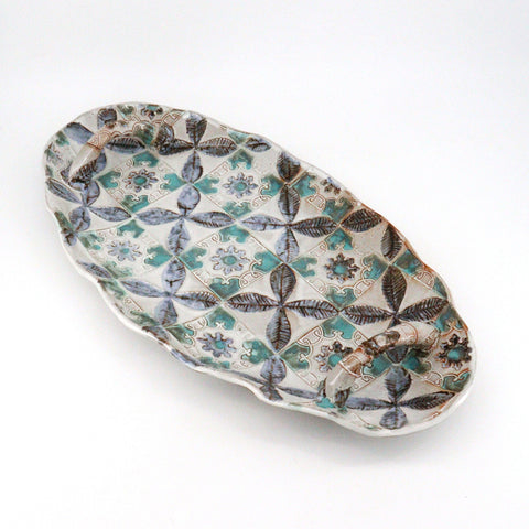 Large Quatrefoil Patterned Platter