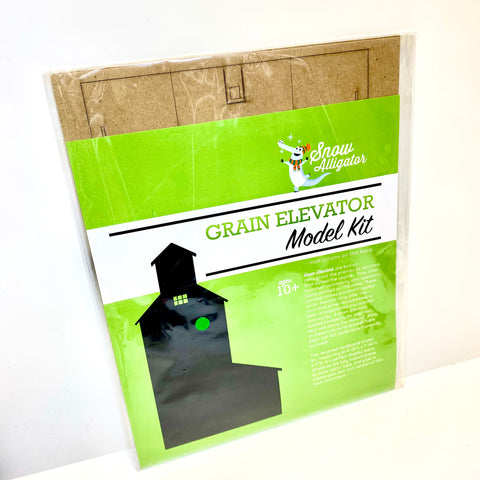 Grain elevator model kit