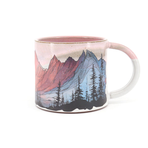 'Sunset Ombre' Mountain Mugs Style 1 - Arts and Heritage St. Albert