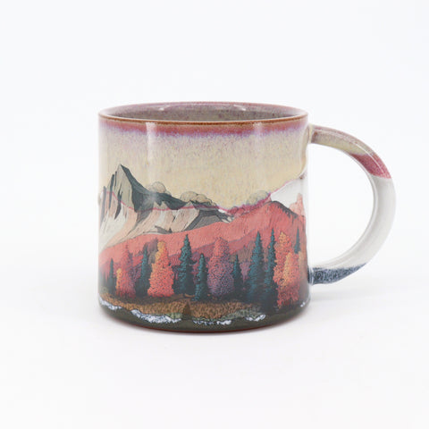 'Sunset Ombre' Mountain Mugs Style 2 - Arts and Heritage St. Albert