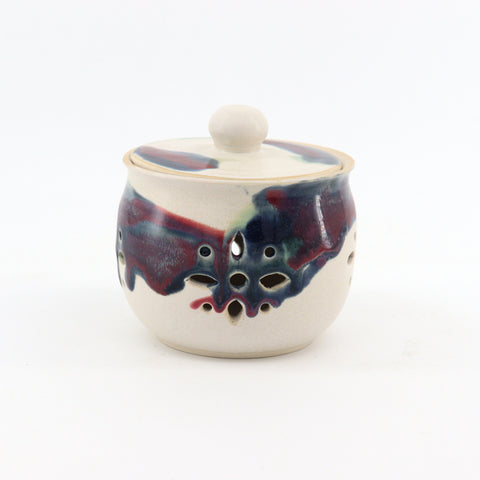 Multi Coloured Garlic Pot Style 2 - Arts and Heritage St. Albert