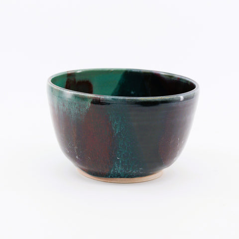 Small Richly Coloured Ceramic Bowl