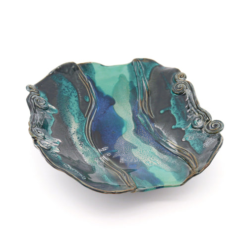 Large Flowing Waves Platter