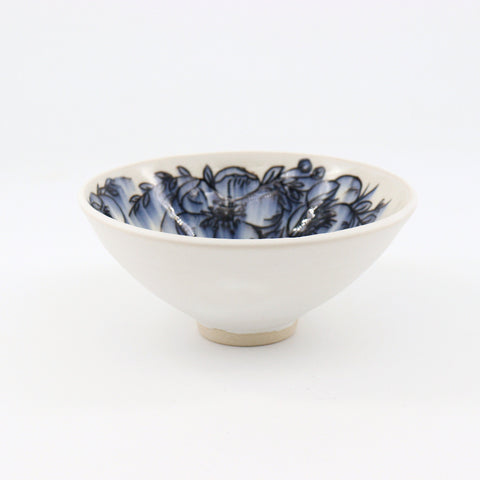 Small Flowing Floral Bowl - Arts and Heritage St. Albert