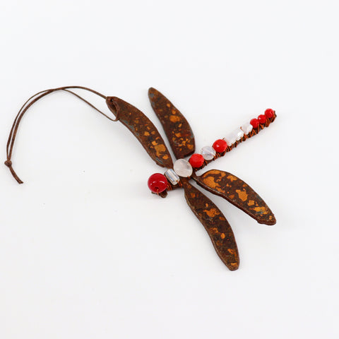 Handcrafted Gemstone and Copper Dragonflies Style 4 - Arts and Heritage St. Albert