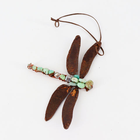 Handcrafted Gemstone and Copper Dragonflies Style 11 - Arts and Heritage St. Albert