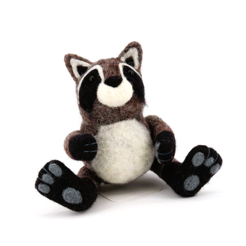 Felted Wildlife Sculptures Raccoon - Arts and Heritage St. Albert