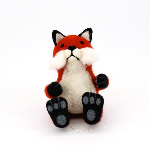 Felted Wildlife Sculptures Red Fox - Arts and Heritage St. Albert