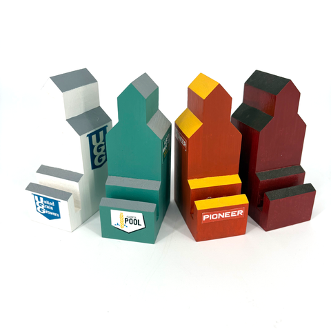 Grain Elevator Small Business Card Holder