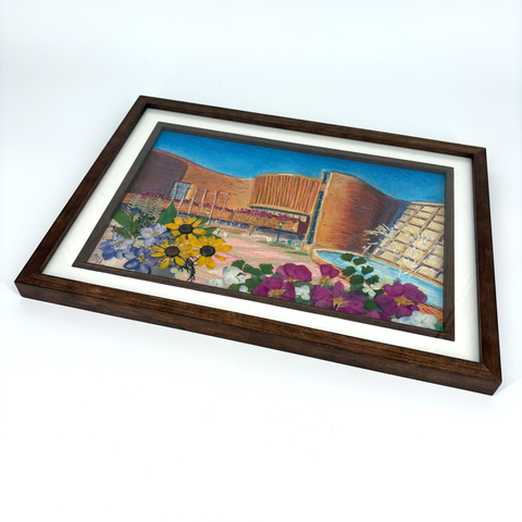 Framed Pressed Flower Art - St. Albert Place