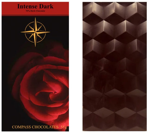Intense Dark Artisanal Chocolate Bar