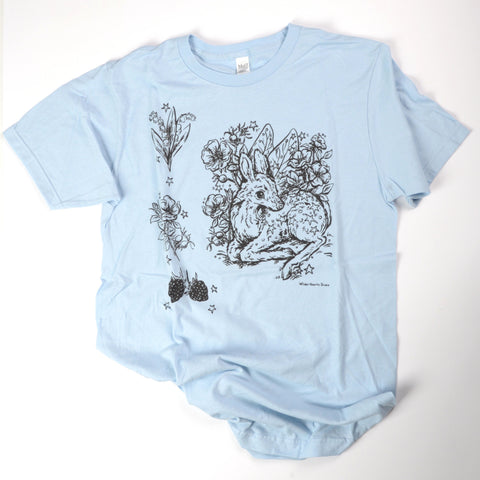 'It's Just a Fairytale My Deer' Hand Silkscreened Magical Creature T-Shirt - Arts and Heritage St. Albert
