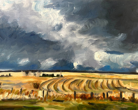 Storm Rolling In (Nanton) - Arts and Heritage St. Albert