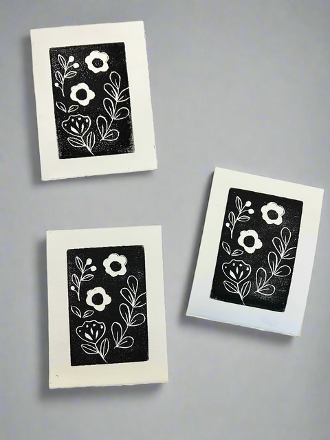 Printmaking – Linocut Art Cards + Prints - Arts and Heritage St. Albert
