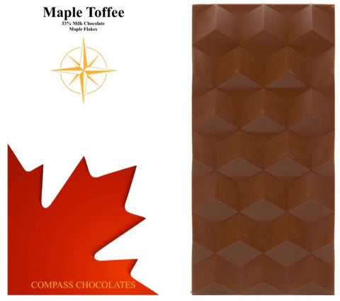 Maple Toffee Artisanal Chocolate Bar