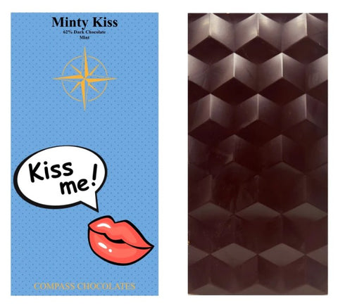 Minty Kiss Artisanal Chocolate Bar