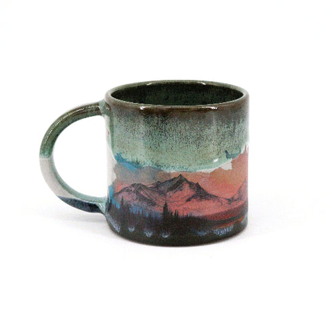 'Mossy Crystal' Mountain Mugs Style 2 - Arts and Heritage St. Albert