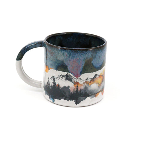 'Nebula' Mountain Mugs Style 2 - Arts and Heritage St. Albert