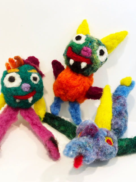 Needle-Felted Monsters - Arts and Heritage St. Albert