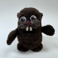 Needle Felted Beaver - Arts and Heritage St. Albert