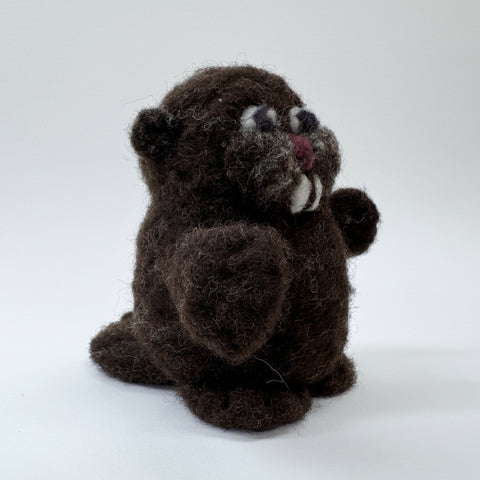 Needle Felted Beaver - Arts and Heritage St. Albert