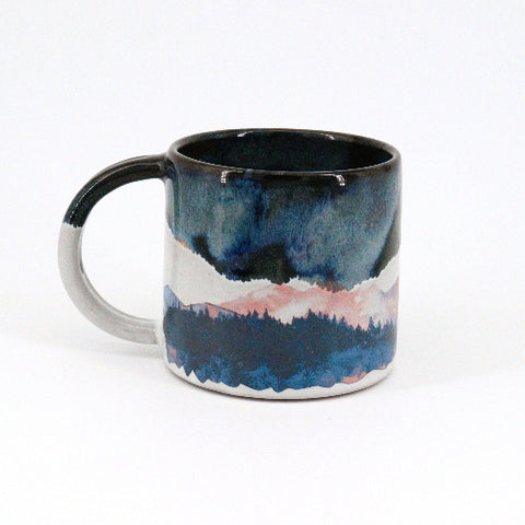 'Night Sky' Mountain Mugs Style 3 - Arts and Heritage St. Albert