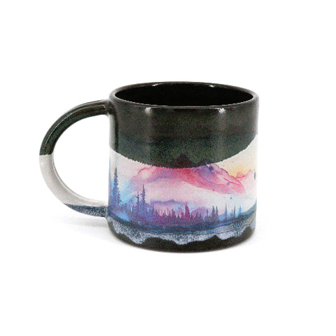 'Night Sky' Mountain Mugs Style 2 - Arts and Heritage St. Albert