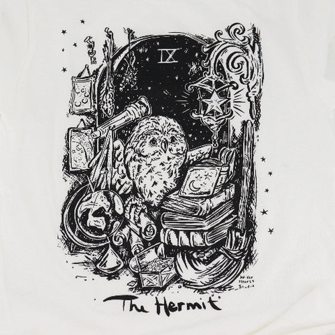 'The Hermit' Hand Silkscreened Magical Creature T-Shirt - Arts and Heritage St. Albert
