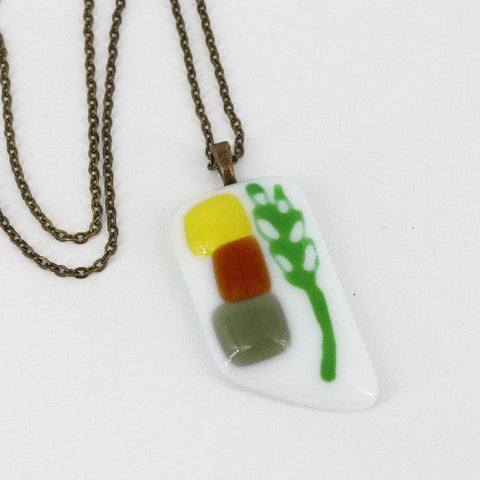 Prairie Fused Glass Necklace - Arts and Heritage St. Albert