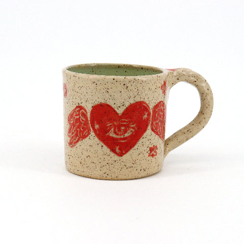 Creature Mugs Eye & Heart - Arts and Heritage St. Albert