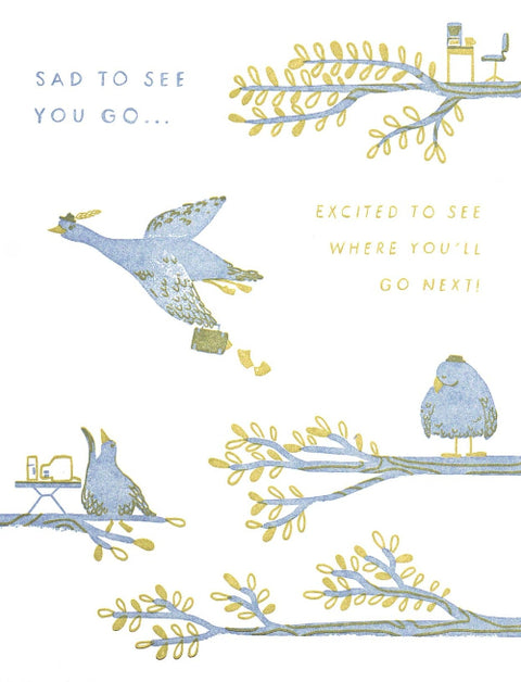 Letterpress Printed Celebration Cards Sad To See You Go... - Arts and Heritage St. Albert