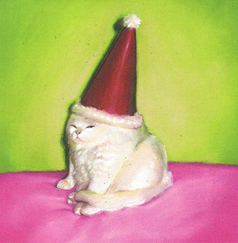 'Cats' Expressive Animal Portrait Art Cards by Robin Good Santa Cat - Arts and Heritage St. Albert