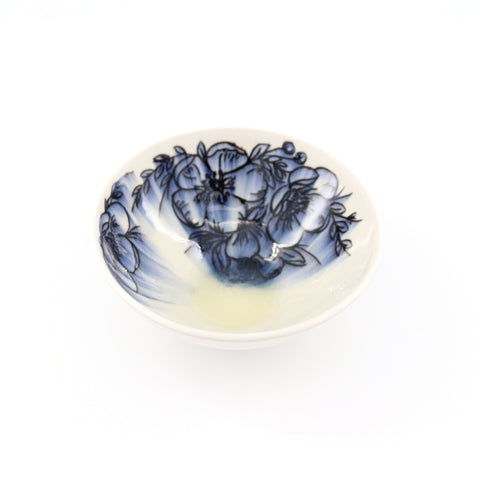 Small Flowing Floral Bowl - Arts and Heritage St. Albert